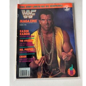 WWF Magazine March 1993 Razor Ramon Scott Hall